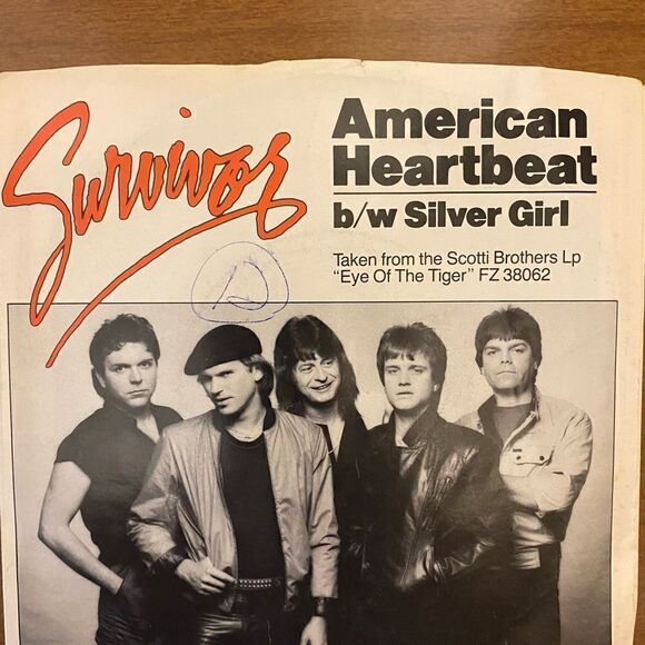 Vintage American heartbeat Eye of the tiger vinyl - Picture 2 of 4